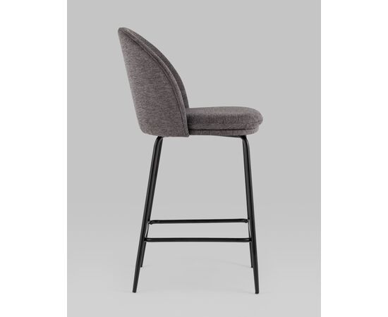 Стул полубарный Echo темно-серый, изображение 4 | Интернет магазин мебели и декора LifeDekor