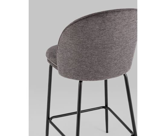 Стул полубарный Echo темно-серый, изображение 7 | Интернет магазин мебели и декора LifeDekor