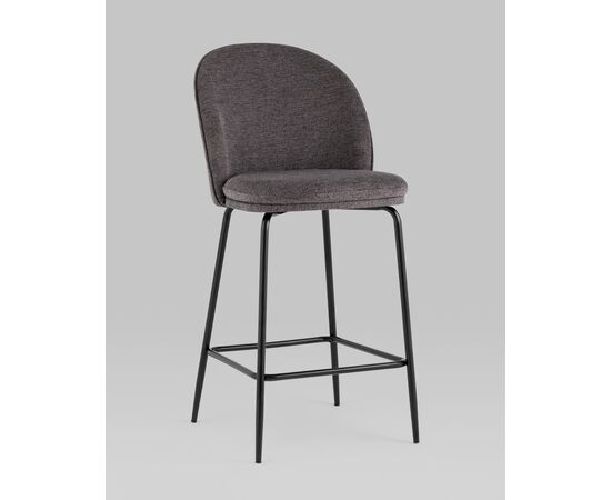 Стул полубарный Echo темно-серый, изображение 2 | Интернет магазин мебели и декора LifeDekor