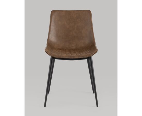 Стул TEXAS экокожа коричневый 2 шт., изображение 3 | Интернет магазин мебели и декора LifeDekor