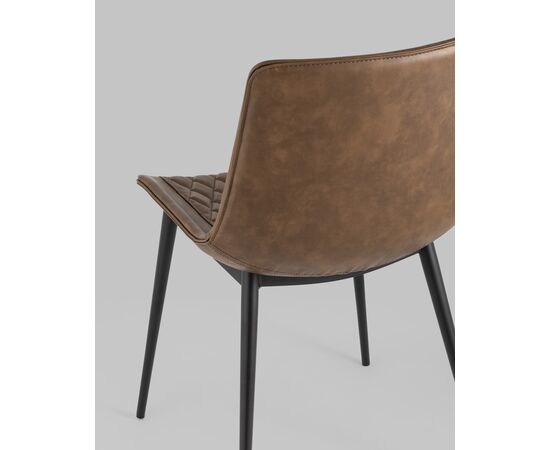 Стул TEXAS экокожа коричневый 2 шт., изображение 7 | Интернет магазин мебели и декора LifeDekor