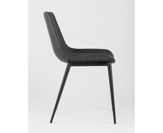 Стул TEXAS экокожа серый 2 шт., изображение 4 | Интернет магазин мебели и декора LifeDekor