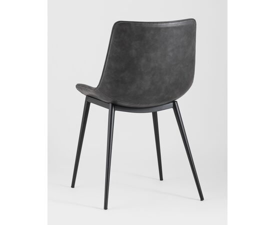 Стул TEXAS экокожа серый 2 шт., изображение 6 | Интернет магазин мебели и декора LifeDekor