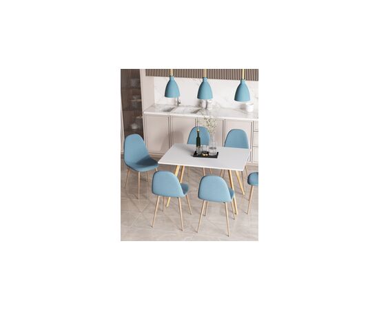 Стол обеденный FRANK NEW 120*80 белый, изображение 41 | Интернет магазин мебели и декора LifeDekor