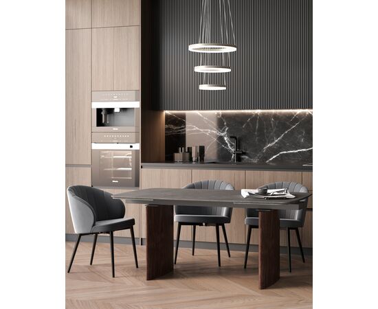 Стул Lastura велюр серый, изображение 4 | Интернет магазин мебели и декора LifeDekor