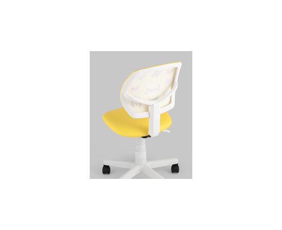Кресло компьютерное детское ЛОЛО Pet Lover желтый пластик белый, изображение 14 | Интернет магазин мебели и декора LifeDekor