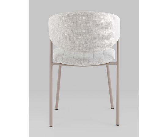 Стул Харпер ткань рогожка серо-голубой каркас серый матовый, изображение 7 | Интернет магазин мебели и декора LifeDekor