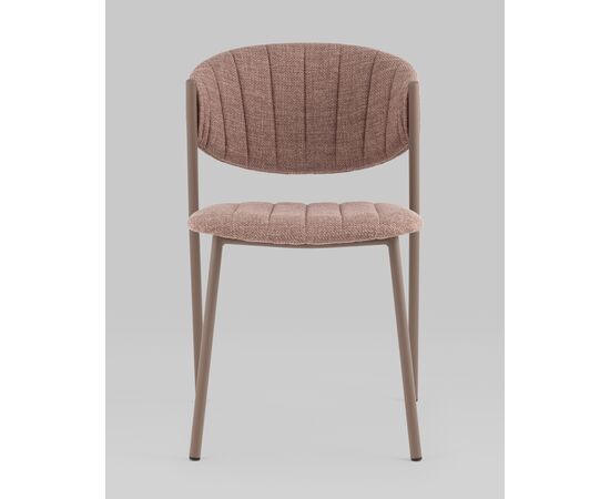 Стул Харпер ткань рогожка капучино каркас бежево-серый матовый, изображение 5 | Интернет магазин мебели и декора LifeDekor