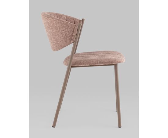 Стул Харпер ткань рогожка капучино каркас бежево-серый матовый, изображение 6 | Интернет магазин мебели и декора LifeDekor