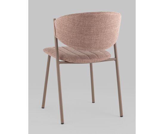 Стул Харпер ткань рогожка капучино каркас бежево-серый матовый, изображение 8 | Интернет магазин мебели и декора LifeDekor