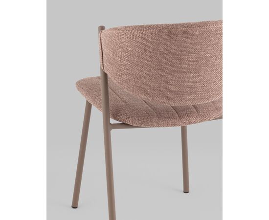 Стул Харпер ткань рогожка капучино каркас бежево-серый матовый, изображение 9 | Интернет магазин мебели и декора LifeDekor