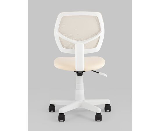 Кресло компьютерное детское ЛОЛО бежевый пластик белый, изображение 5 | Интернет магазин мебели и декора LifeDekor