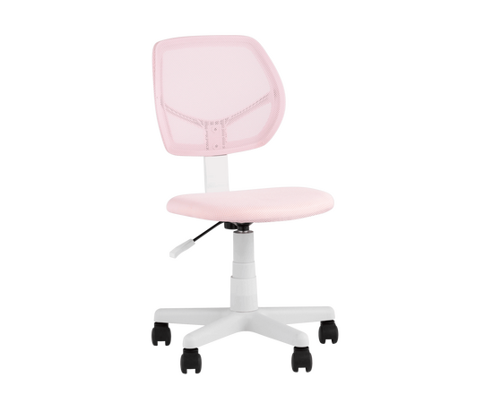 Кресло компьютерное детское ЛОЛО розовый пластик белый | Интернет магазин мебели и декора LifeDekor