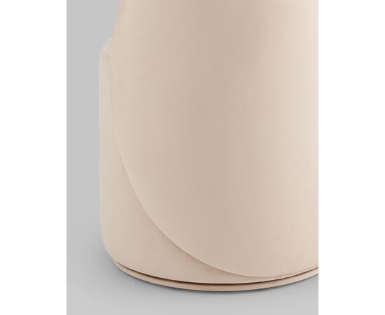 Пуф Loreen вращающийся велюр молочный, изображение 7 | Интернет магазин мебели и декора LifeDekor