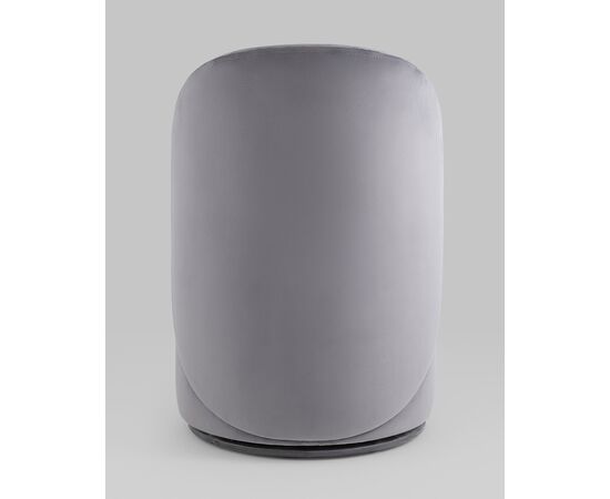 Пуф Loreen вращающийся велюр серый, изображение 5 | Интернет магазин мебели и декора LifeDekor