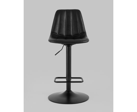Стул барный Code экокожа чёрный, изображение 4 | Интернет магазин мебели и декора LifeDekor