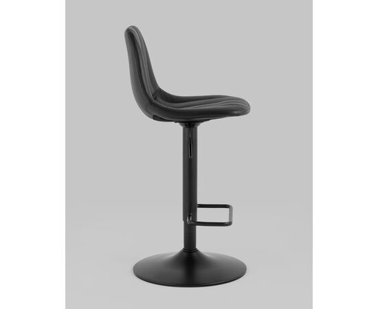 Стул барный Code экокожа чёрный, изображение 5 | Интернет магазин мебели и декора LifeDekor