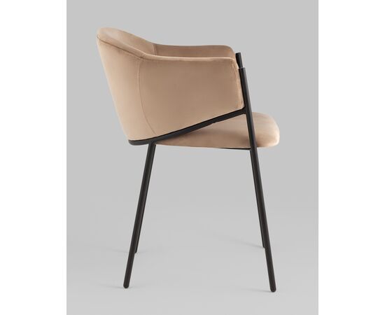 Стул Brace велюр капучино, изображение 4 | Интернет магазин мебели и декора LifeDekor