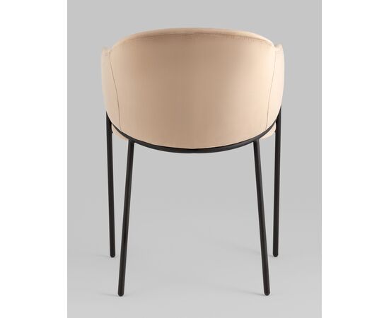 Стул Brace велюр капучино, изображение 5 | Интернет магазин мебели и декора LifeDekor