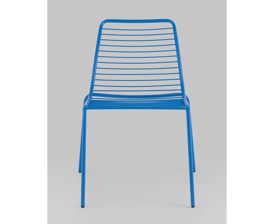 Стул Дели металл голубой, изображение 3 | Интернет магазин мебели и декора LifeDekor