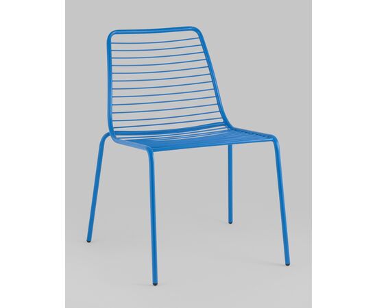 Стул Дели металл голубой, изображение 2 | Интернет магазин мебели и декора LifeDekor