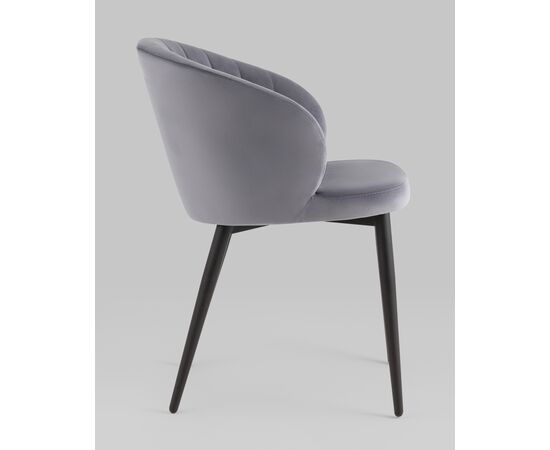 Стул Lastura велюр серый, изображение 6 | Интернет магазин мебели и декора LifeDekor