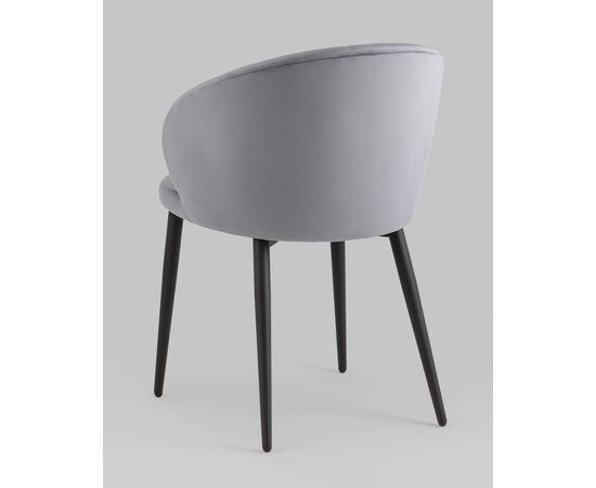 Стул Lastura велюр серый, изображение 8 | Интернет магазин мебели и декора LifeDekor