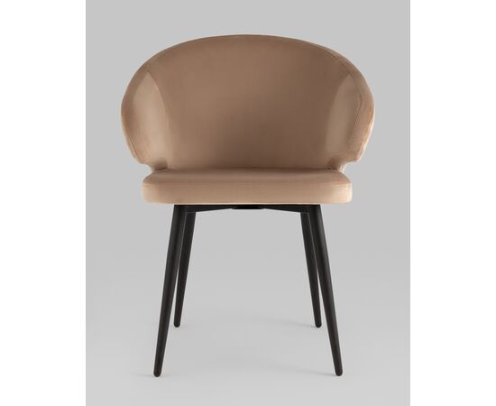 Стул с подлокотниками Codo велюр капучино, изображение 3 | Интернет магазин мебели и декора LifeDekor