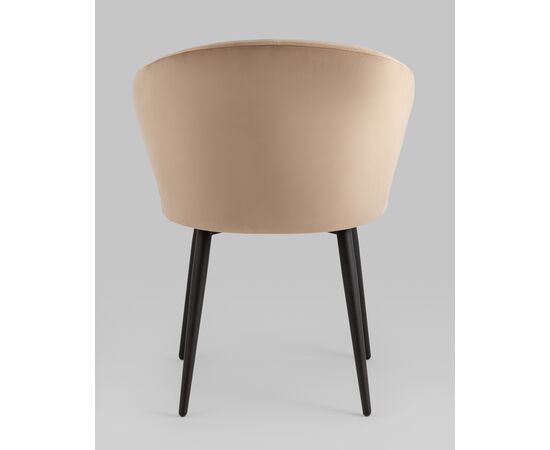 Стул с подлокотниками Codo велюр капучино, изображение 5 | Интернет магазин мебели и декора LifeDekor