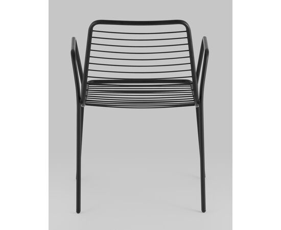 Стул с подлокотниками Дели металл черный, изображение 5 | Интернет магазин мебели и декора LifeDekor