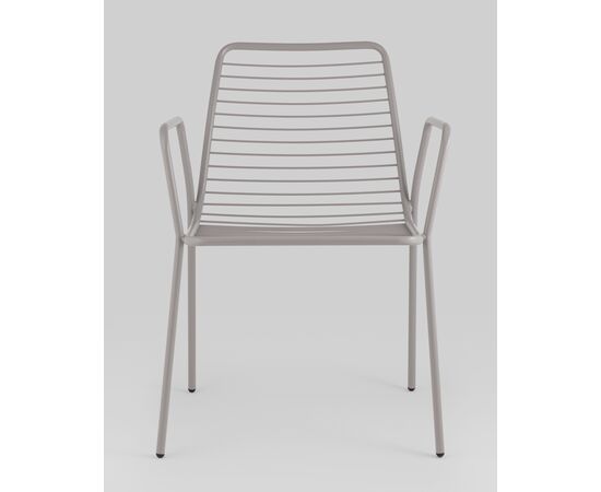 Стул с подлокотниками Дели металл серый, изображение 3 | Интернет магазин мебели и декора LifeDekor