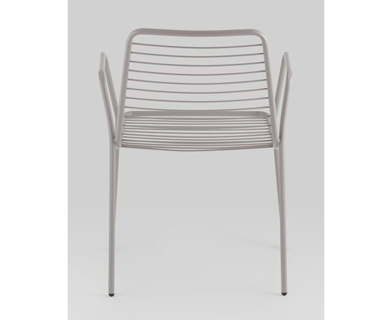 Стул с подлокотниками Дели металл серый, изображение 5 | Интернет магазин мебели и декора LifeDekor