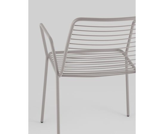 Стул с подлокотниками Дели металл серый, изображение 7 | Интернет магазин мебели и декора LifeDekor