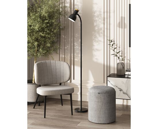 Кресло Руби серый, изображение 4 | Интернет магазин мебели и декора LifeDekor