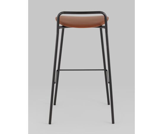 Стул барный Mantis экокожа коричневый, изображение 13 | Интернет магазин мебели и декора LifeDekor