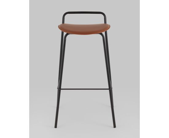Стул барный Mantis экокожа коричневый, изображение 11 | Интернет магазин мебели и декора LifeDekor