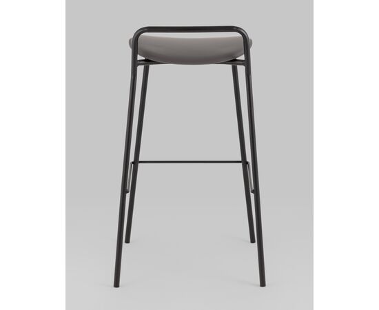 Стул барный Mantis экокожа темно-серый, изображение 13 | Интернет магазин мебели и декора LifeDekor