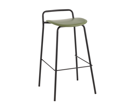 Стул барный Mantis экокожа зеленый, изображение 9 | Интернет магазин мебели и декора LifeDekor