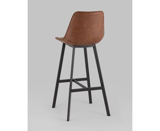 Стул барный TEXAS экокожа коричневый, изображение 14 | Интернет магазин мебели и декора LifeDekor