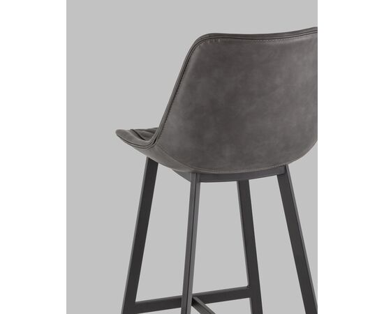 Стул барный TEXAS экокожа серый, изображение 15 | Интернет магазин мебели и декора LifeDekor