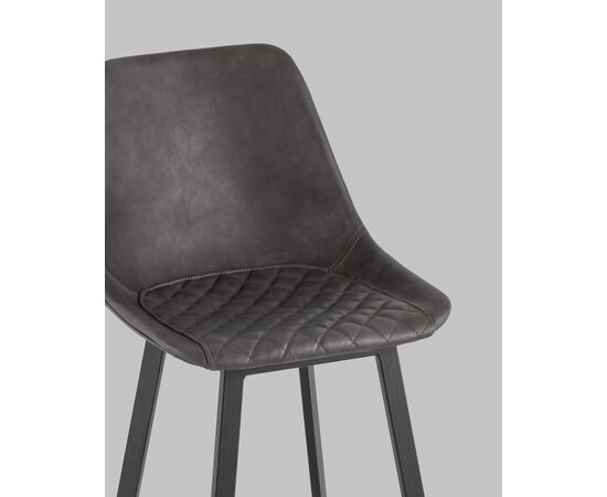 Стул барный TEXAS экокожа серый, изображение 16 | Интернет магазин мебели и декора LifeDekor