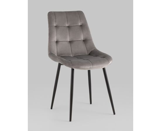 Стул Флекс New велюр светло-серый, изображение 12 | Интернет магазин мебели и декора LifeDekor