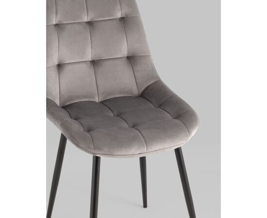 Стул Флекс New велюр светло-серый, изображение 18 | Интернет магазин мебели и декора LifeDekor