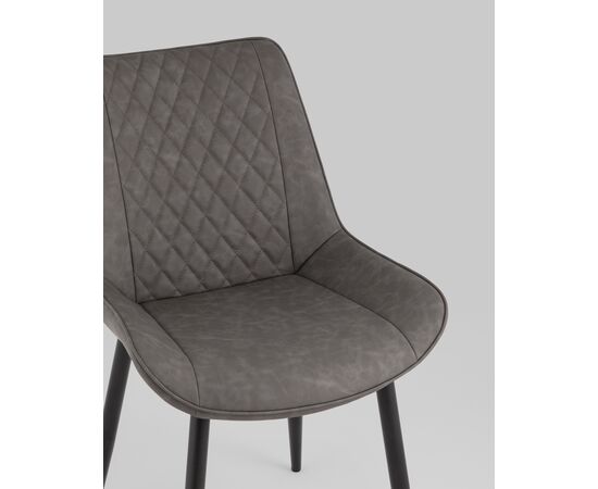 Стул Невада NEW экокожа серый, изображение 16 | Интернет магазин мебели и декора LifeDekor