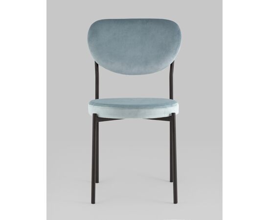 Стул обеденный Барбара велюр серо-голубой NC, изображение 13 | Интернет магазин мебели и декора LifeDekor