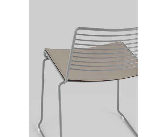 Стул обеденный Danny серый с подушкой, изображение 15 | Интернет магазин мебели и декора LifeDekor