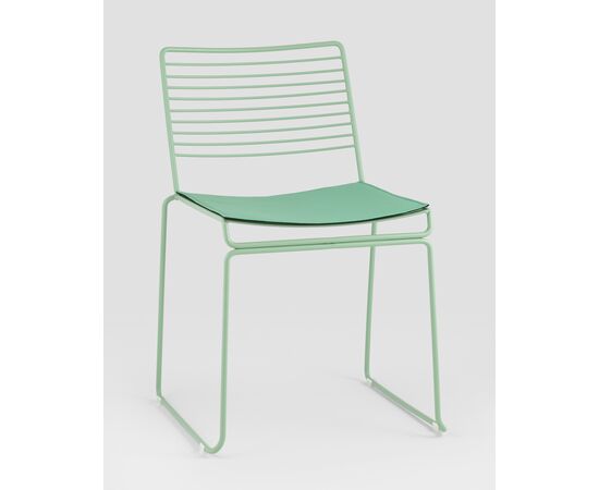 Стул обеденный Danny зеленый с подушкой, изображение 10 | Интернет магазин мебели и декора LifeDekor