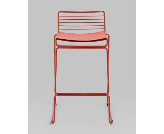 Стул полубарный Danny бордовый с подушкой, изображение 11 | Интернет магазин мебели и декора LifeDekor