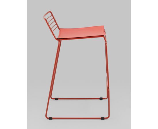 Стул полубарный Danny бордовый с подушкой, изображение 12 | Интернет магазин мебели и декора LifeDekor