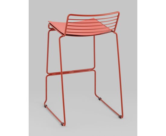 Стул полубарный Danny бордовый с подушкой, изображение 14 | Интернет магазин мебели и декора LifeDekor